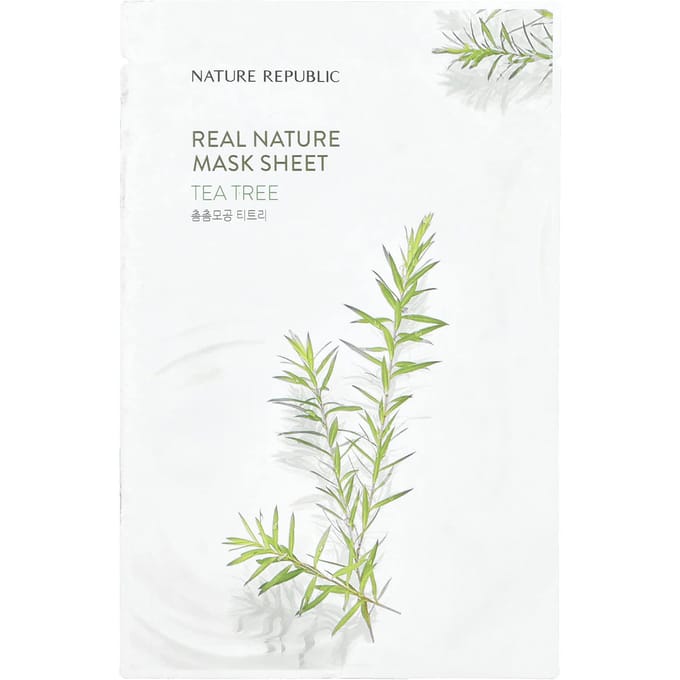 Nature Republic, Real Nature Beauty Masker, Tea Tree, 1 vel, 23ml (0,77 fl oz) white