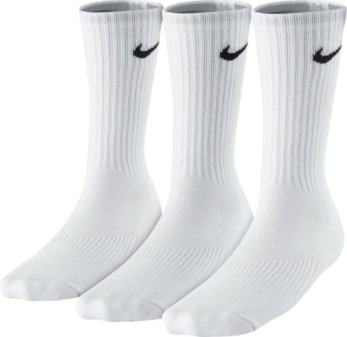 Nike Sokken - Maat 34 - Unisex - wit Maat S: 34-38