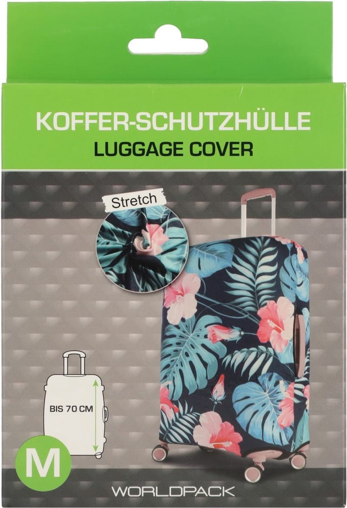 Worldpack Luggage Cover Kofferhoes M Flowers