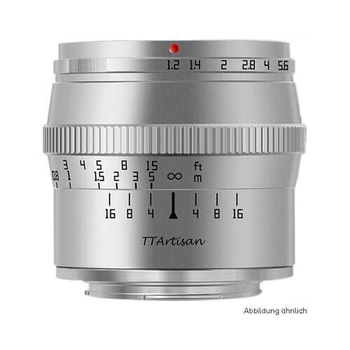 TTArtisan 50mm f/1.2  L-mount zilver
