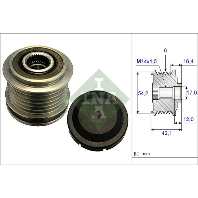 Schaeffler Ina Generator vrijloop INA 535 0181 10
