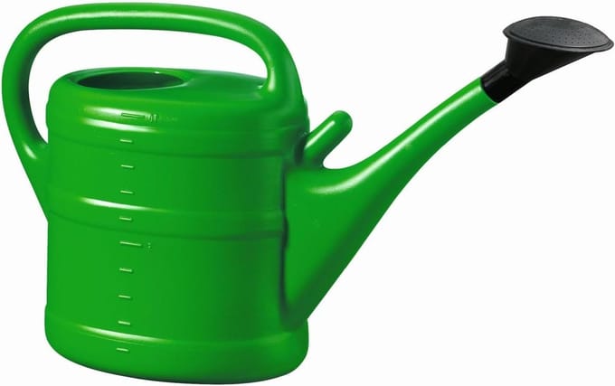 Kleurrijke tuingieter 10 liter met douche (groen)