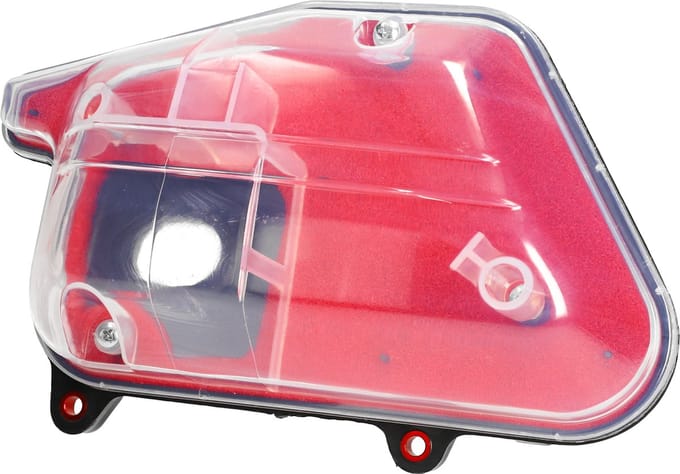 Luchtfilter Mezoly Minarelli Verticaal transparant / rood