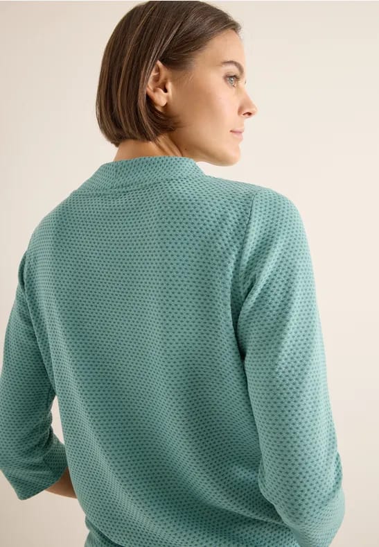 Shirt met structuur