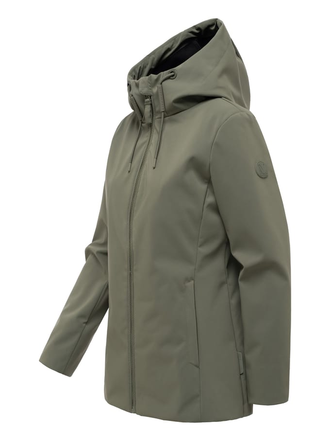 Marikoo dames softshell tussenjas Minaa met capuchon