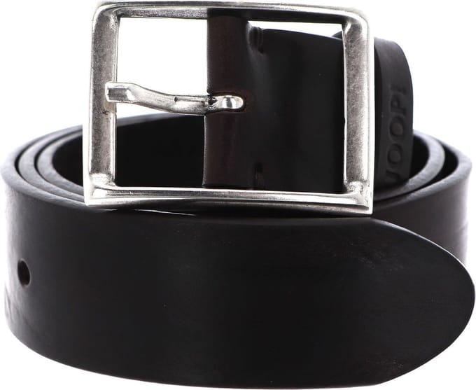 JOOP! Leren Riem Classic Jeans Belt 4,0 CM W100 D`Brown Donkerbruin