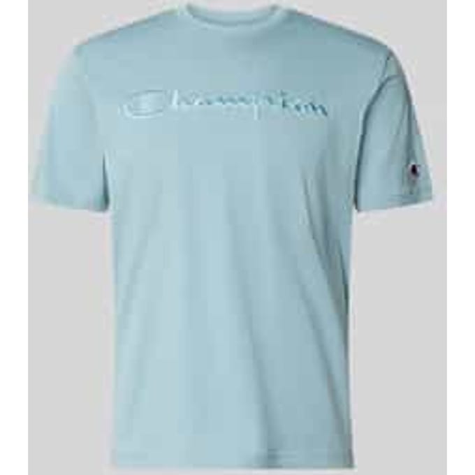 Champion T-shirt Heren SS Tee Blauw - Maat L