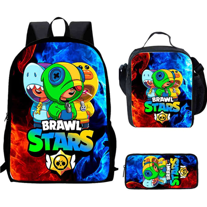 Sac à dos Brawl Stars Impression Haute Définition Multifonctionnel Léger