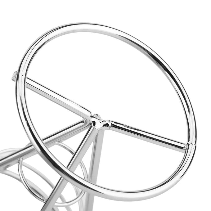 Vergulde Frietstand Buffet Kegel Snacks Displaystandaard Frietmanden(Dubbele Cup) white