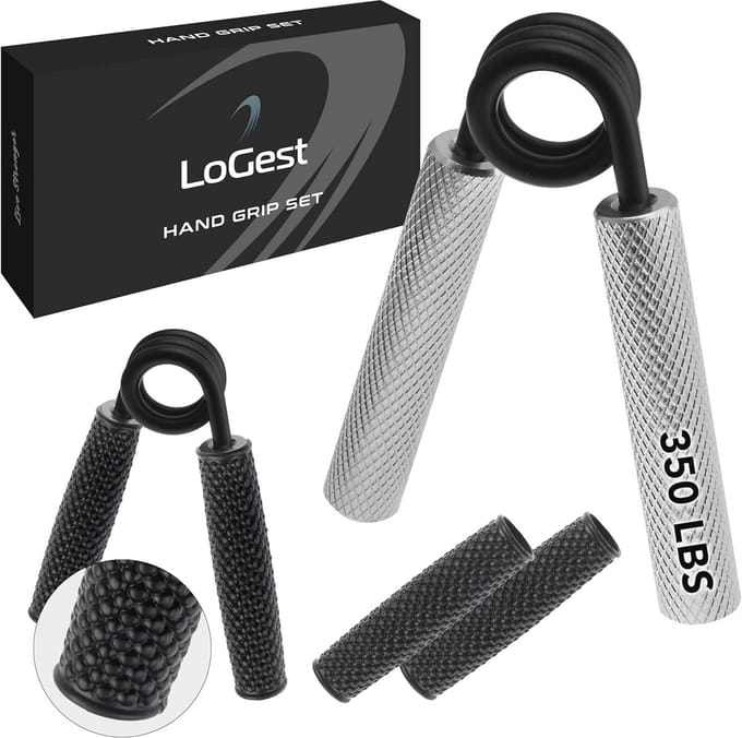 Metalen handgriptrainer 45-158 kg - Antislip gripversterker voor thuisgym