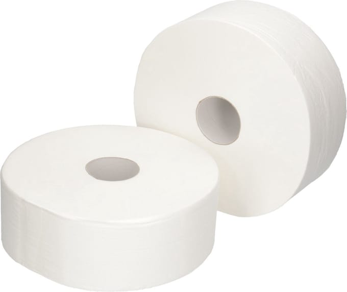 Toiletpapier jumbo rol soft 6 x 380m van MYNgoods