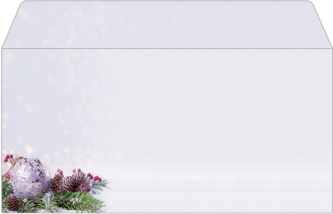 Kerstmotiefenvelop 'Charmante Kerst'