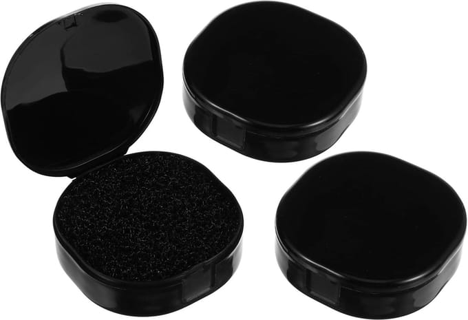 3 Stuks Reinigingsdoos Voor Make-upborstels Penselen Spons Plastic Hulpmiddel