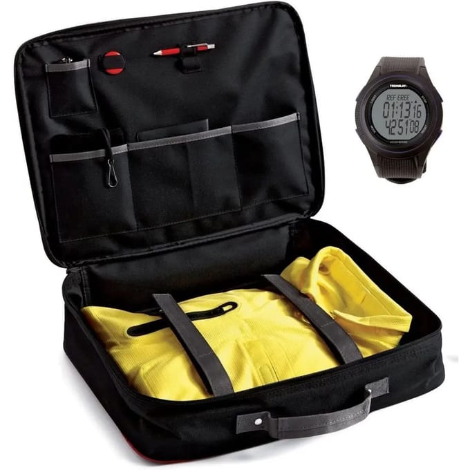 Tremblay scheidsrechterstas met accessoires en horloge