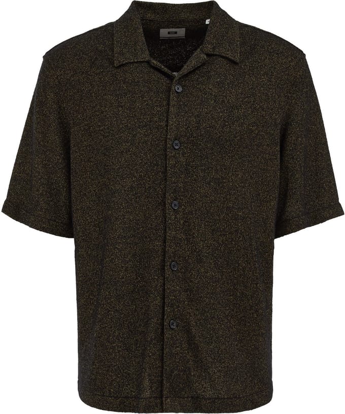 WE Fashion Heren relaxed fit gebreid overhemd