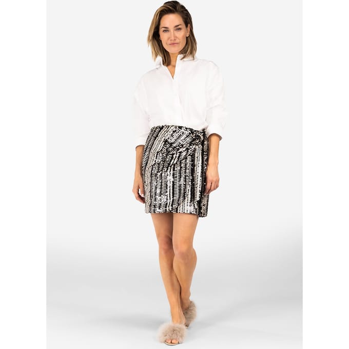 Ibana Sinara - Party Skirts Black/ White Taglia: 42 | Minigonne Outlet | Donna | Bianco