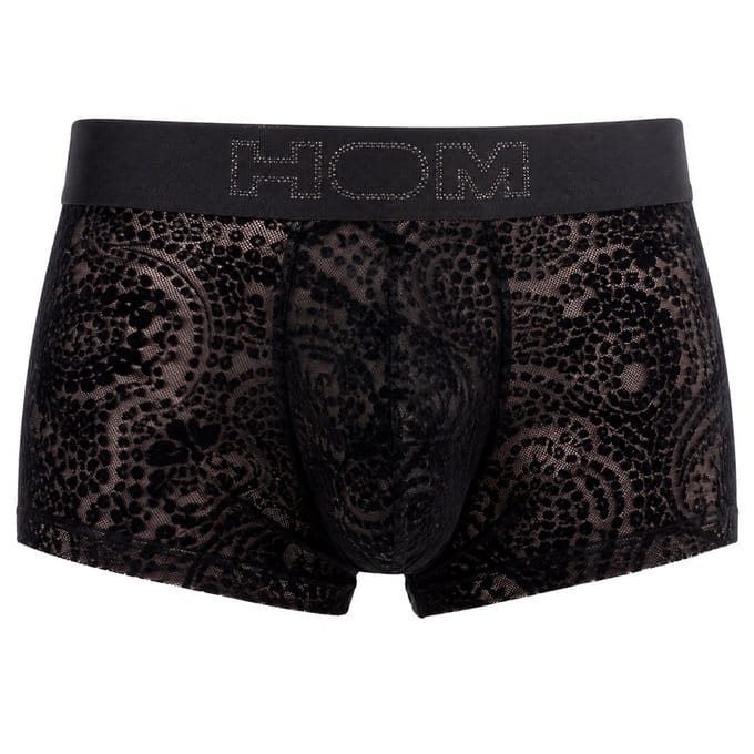 HOM heren temptation microfiber boxer rhapsody zwart