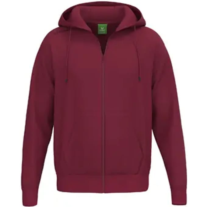 Erima Ts Sweatjack Met Capuchon Kinderen - New Bordeaux | Maat: 152