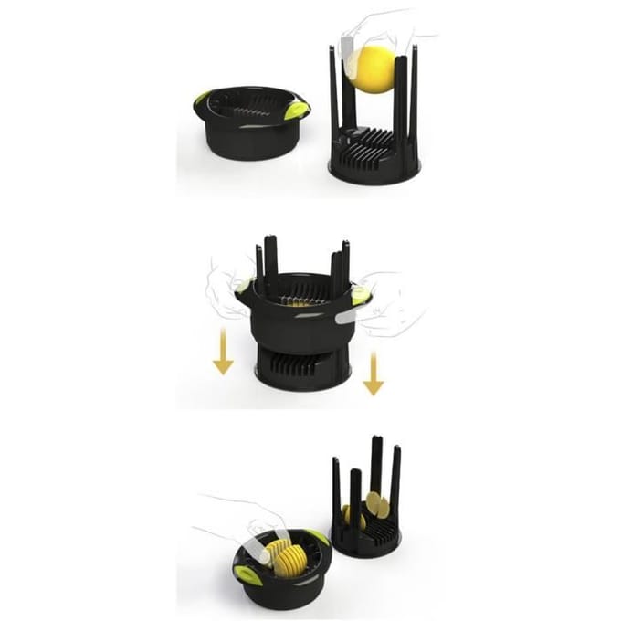 Coupe-Citrons en Quartiers - IBILI - 746800 - Fonte - Noir - 17 x 14 x 16 cm noir