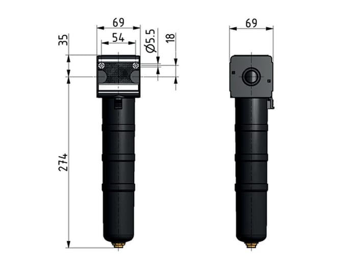 Geactiveerd Koolstoffilter G1/2'' 1850l/min Semi-Auto Metalen Multifix 2