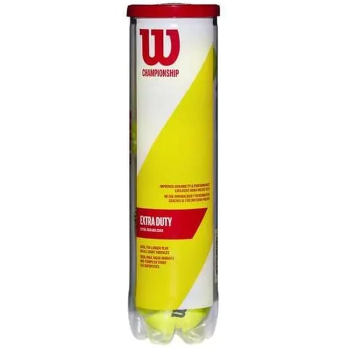 Set van 4 tennisballen voor kampioenen Wilson Extra Duty