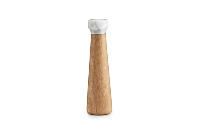 Normann Copenhagen - Craft zoutmolen groot, eiken / marmer wit