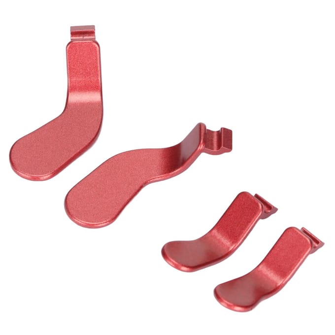 4 stuks Controller Paddles Roestvrij Staal Vervangende Controlleronderdelen voor Xbox One Elite Series 2 pink