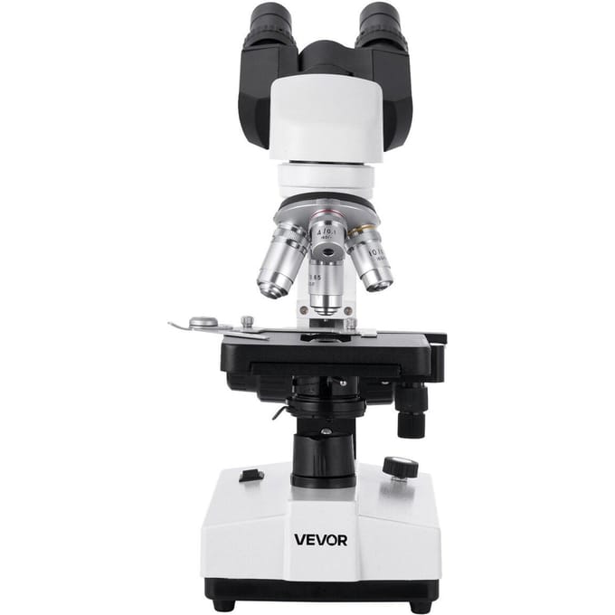 Kit de Microscope Composé Binoculaire 40-5000X Double Étage Deux Jeux d'Oculaires