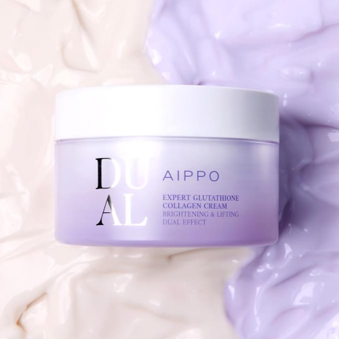 [AIPPO] Crème Expert Glutathion Collagène 100ml - Recharge Radiance & Élasticité Esthétique Professionnelle white