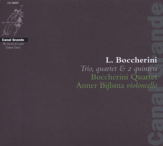 Boccherini Quartet, Anner Bijlsma - Boccherini: Trio, Quartet & 2 Quintets (CD)