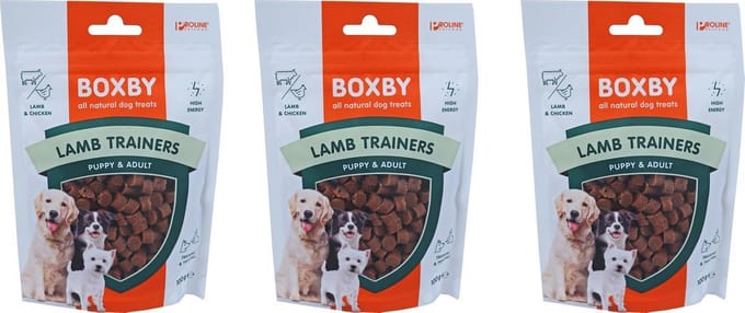 Proline Boxby, lam trainers. Inhoud: 100 gram per 3 zakjes