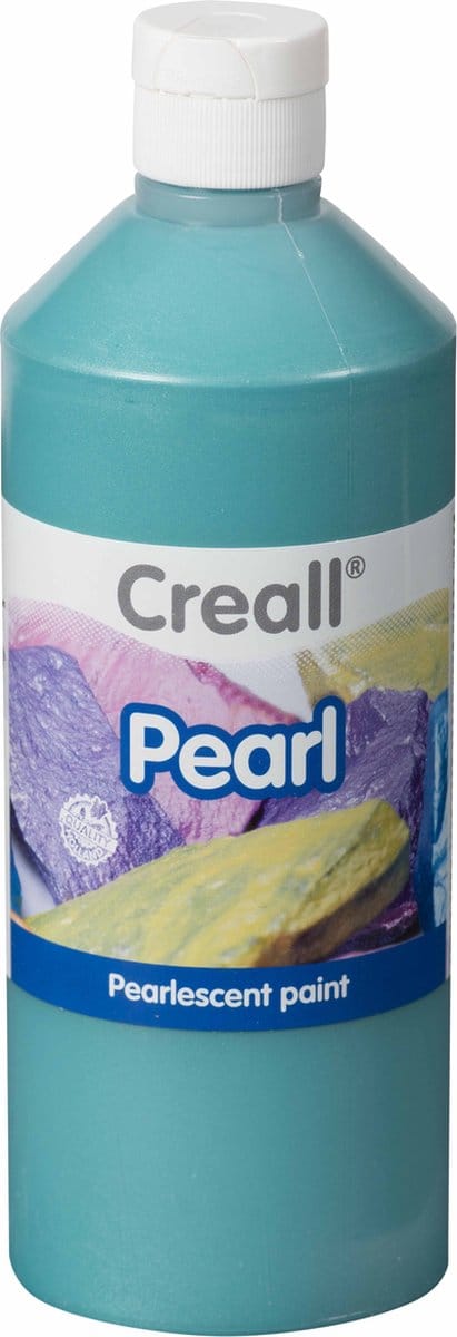 Parelmoerverf pearl Creall blauwgroen (10) - flacon à 500ml