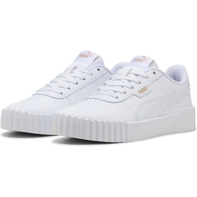 PUMA Carina 3.0 Dames Sneakers - PUMA White-PUMA Gold