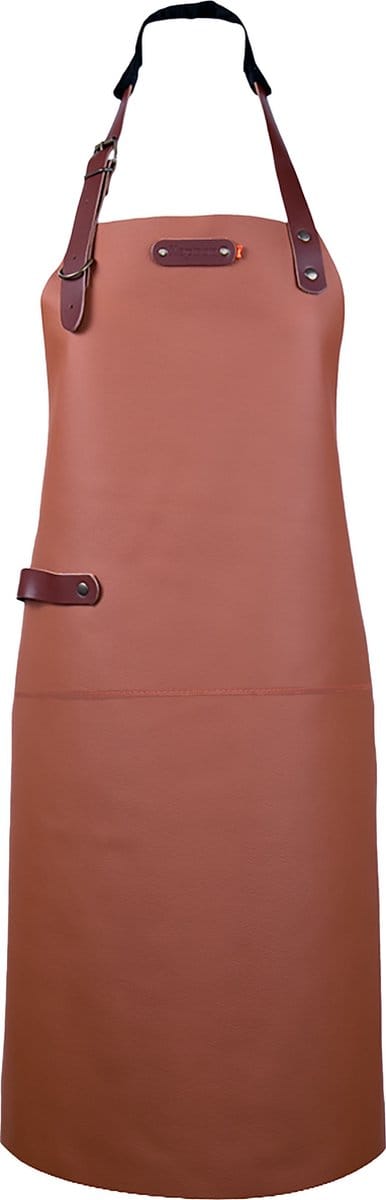 Xapron - Dallas Schort met Nekband Leer Cognac - Leer - Cognac
