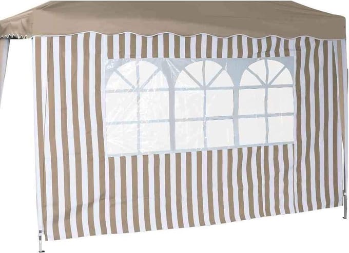 Zijpanelen Vouwpaviljoen 195x295cm - Luxe Bescherming tegen de Zon