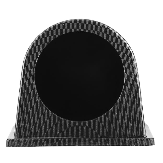 52mm2in Koolstofvezel Stijl Enkel Gat Dashboard Meter Pod Meter Houder Beker Auto Ombouw black