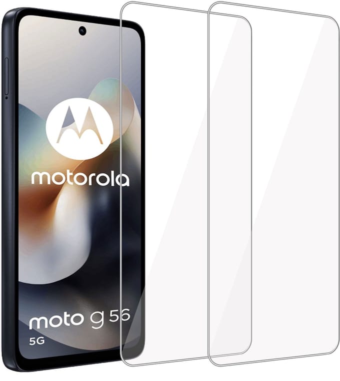 ChiGuard Screenprotector 2x geschikt voor Motorola Moto G56 Screenprotector - Beschermglas - Curved - GuardCover