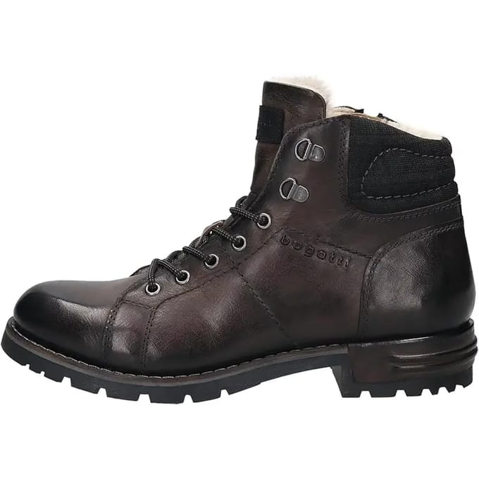 Leren veterschoenen Bugatti dark grey