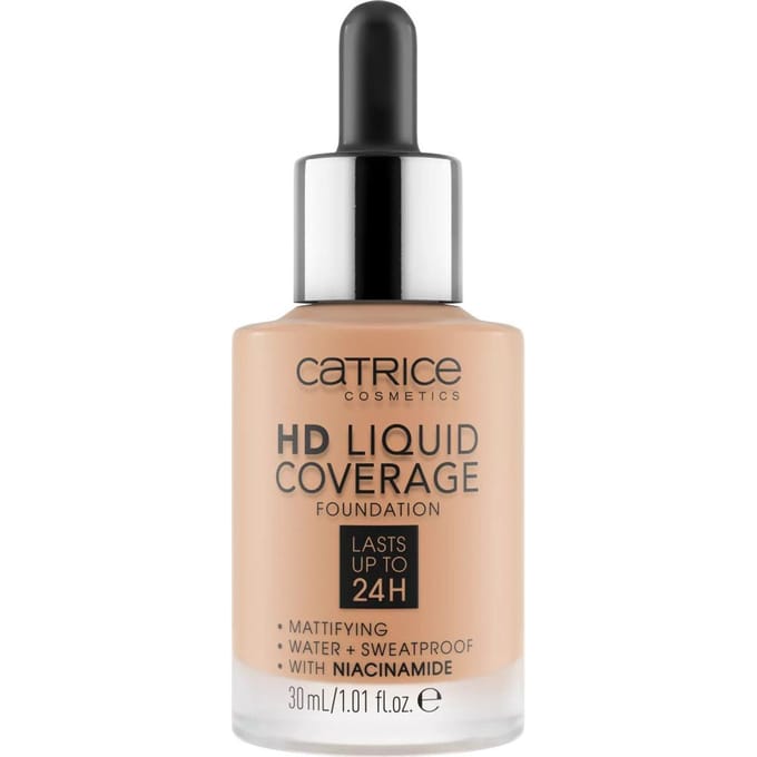 Foundations en Concealers Catrice Vloeibare foundation met HD-dekking