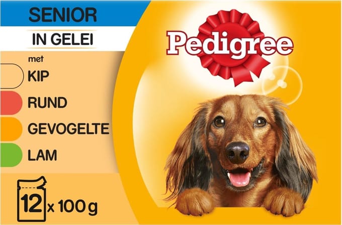 Pedigree Multipack Maaltijdzakjes Senior 12 x 100 gr