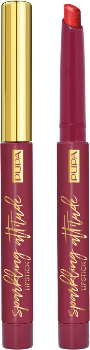PUPA Sparkling Attitude Matt Lipstick 001 Precious Cherry