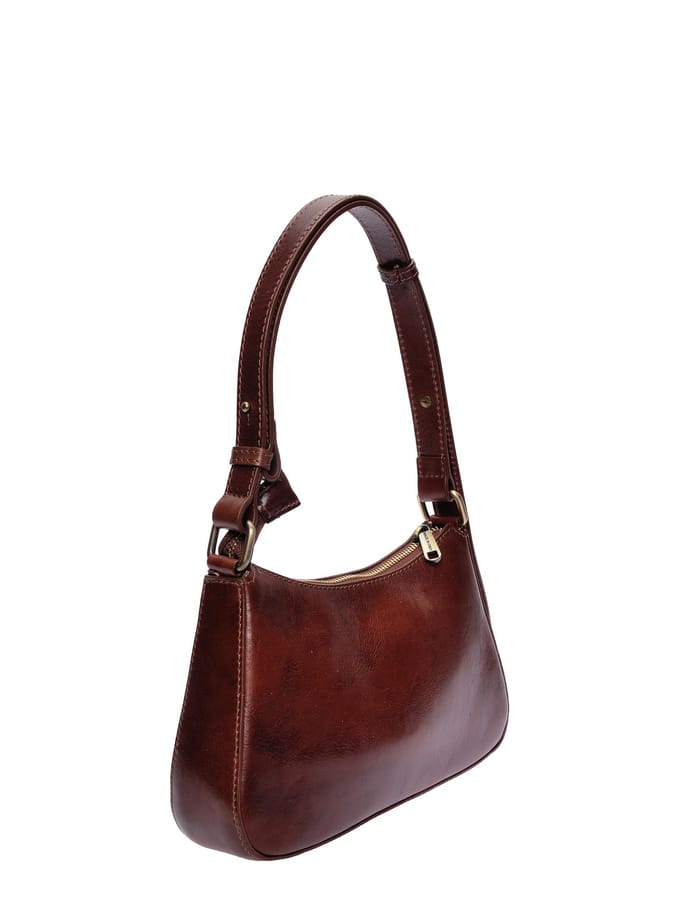 Isabella Rhea Bordeauxrood Rundleer Tas