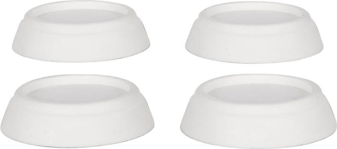Trillingsdempers wasmachine / droger, wit, per 4 stuks, Ø 63 mm