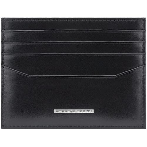 PORSCHE DESIGN Leren Kaarthouder Classic Cardholder 8 Black Zwart