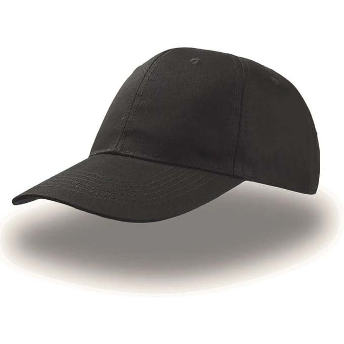 Atlantis Headwear Start Six Cap AT613 - Black - One size