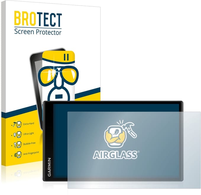 Screenprotector voor Garmin Camper 770 LMT-D Beschermglas transparant