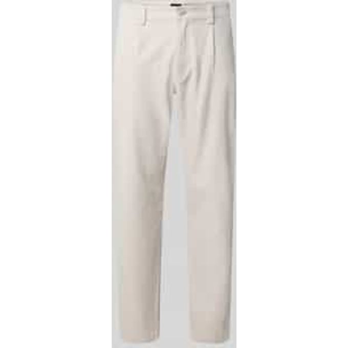 tapered fit chino van katoenmix