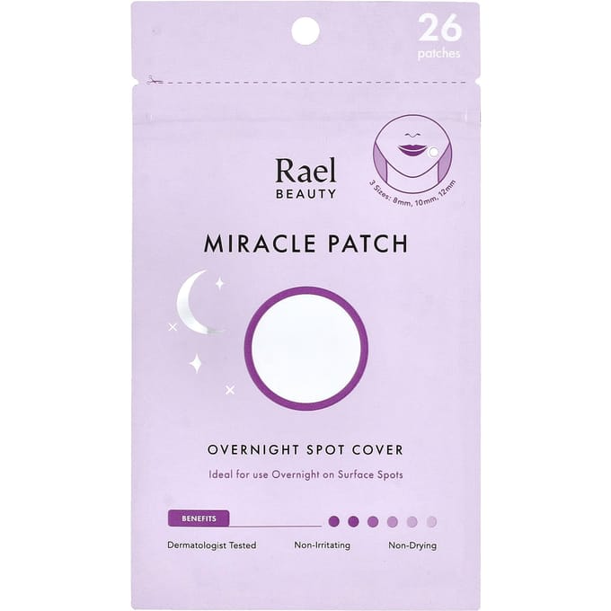 Rael Miracle Patch, Nachtelijke Puistjespleister, 26 Stuks white