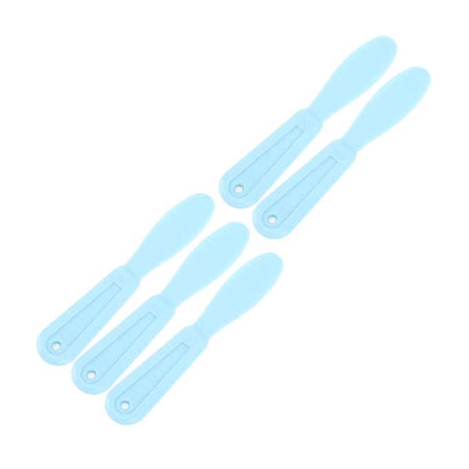 5 stuks Tandheelkundige Plastic Gips Spatels Mengmes voor Alginaat Afdruk Gips Materialen Licht lichtblauwe kleur