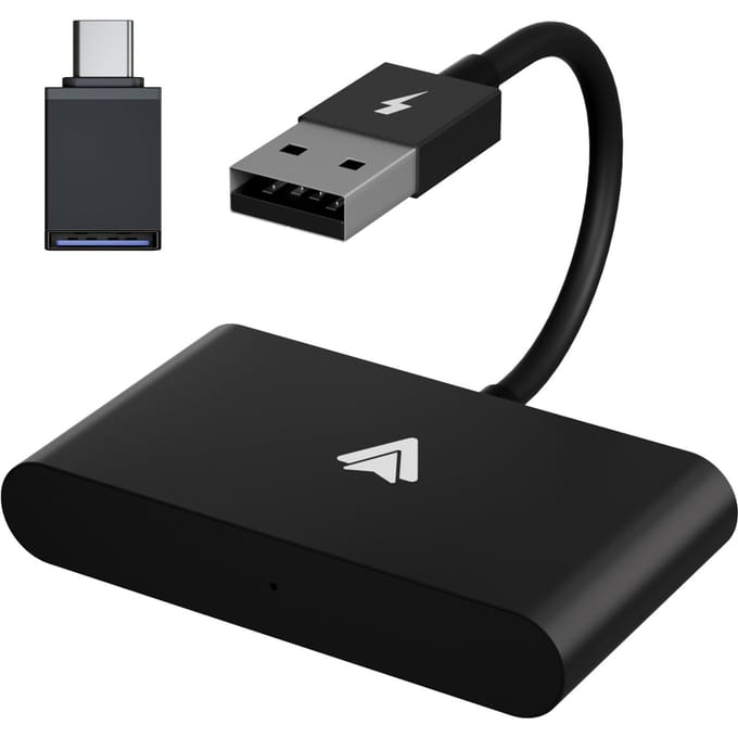 Draadloze Android Auto Adapter, Android Auto Dongle Vervanging voor Samsung Oneplus, Plug & Play, Type 2
